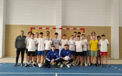 Piłkarze Klubu Sportowego Wigry Suwałki